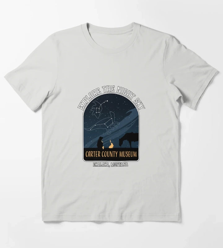 Explore the Night Sky T-Shirt Light Grey