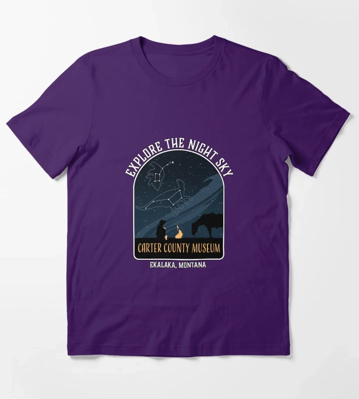Explore the Night Sky T-Shirt Purple