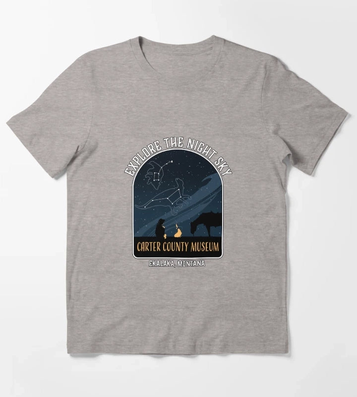 Explore the Night Sky T-Shirt Heather Grey