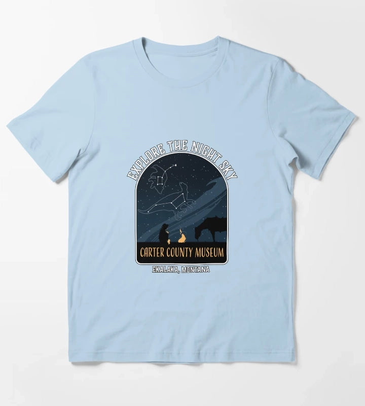 Explore the Night Sky T-Shirt Sky Blue