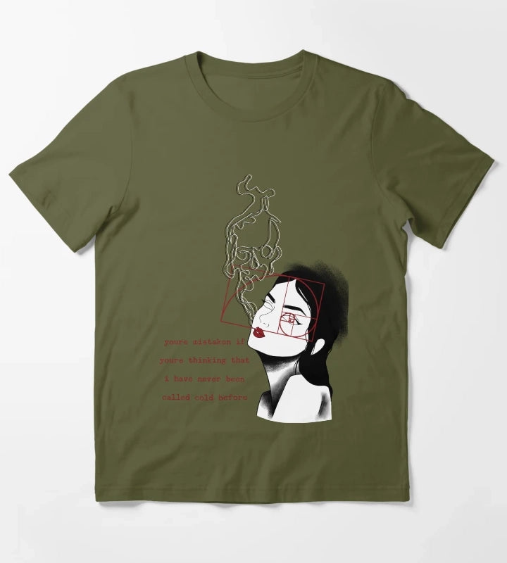 FIBONACCI T-Shirt Olive Green
