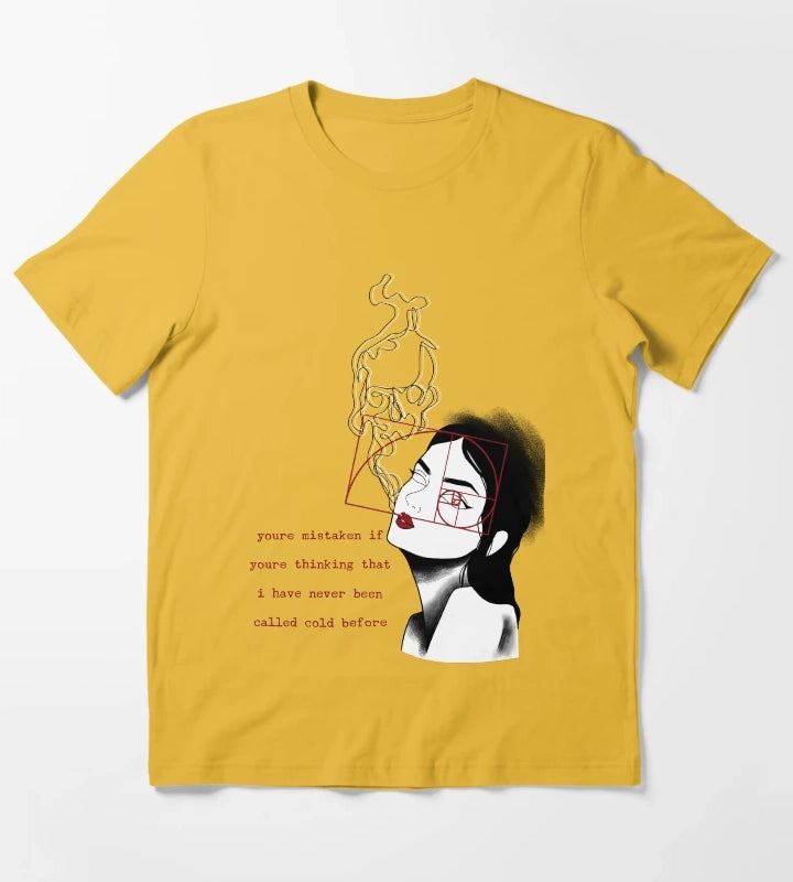 FIBONACCI T-Shirt Yellow