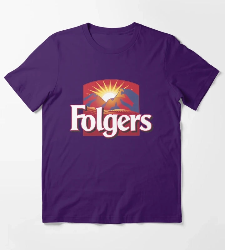 FOLGERS COFFEE T-Shirt Purple