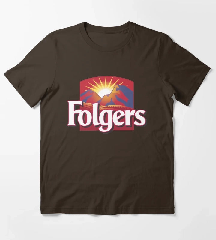 FOLGERS COFFEE T-Shirt Brown