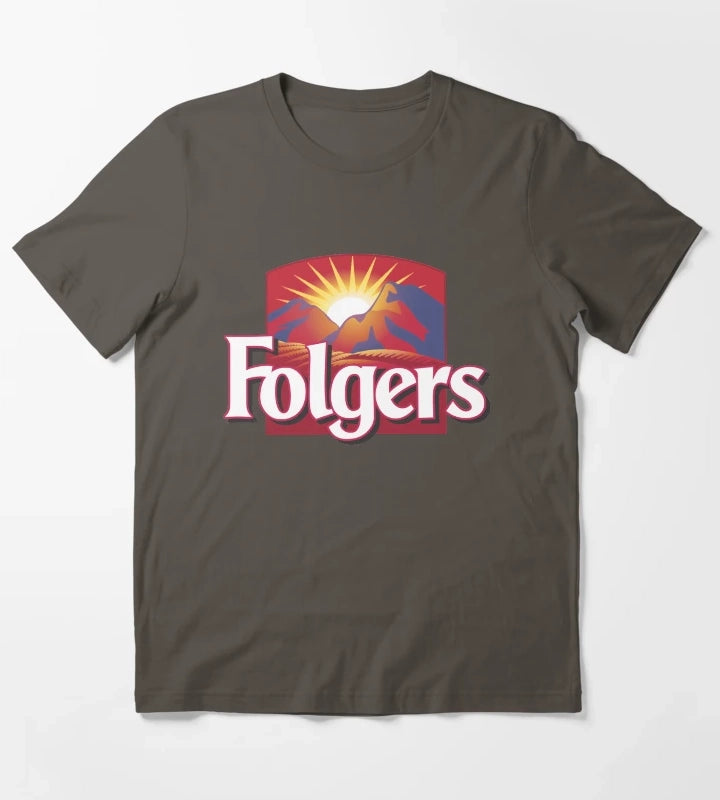 FOLGERS COFFEE T-Shirt Dark Grey