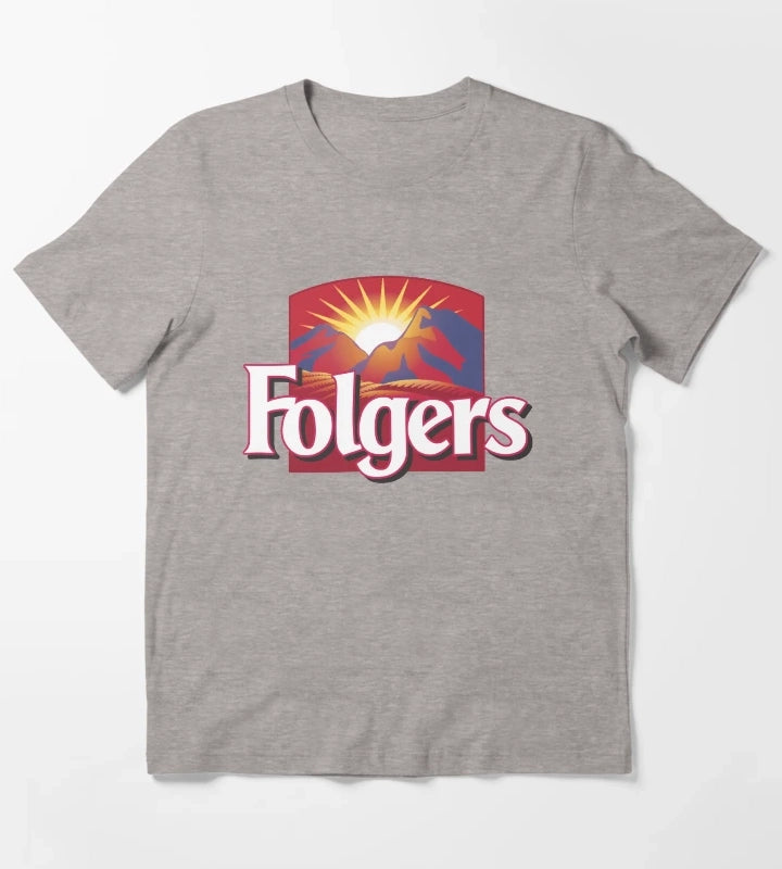 FOLGERS COFFEE T-Shirt Heather Grey