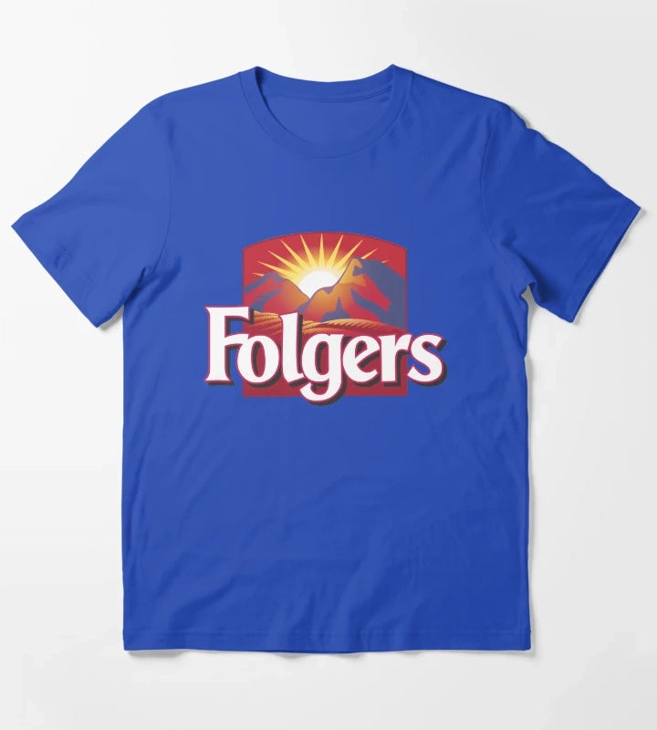 FOLGERS COFFEE T-Shirt Blue