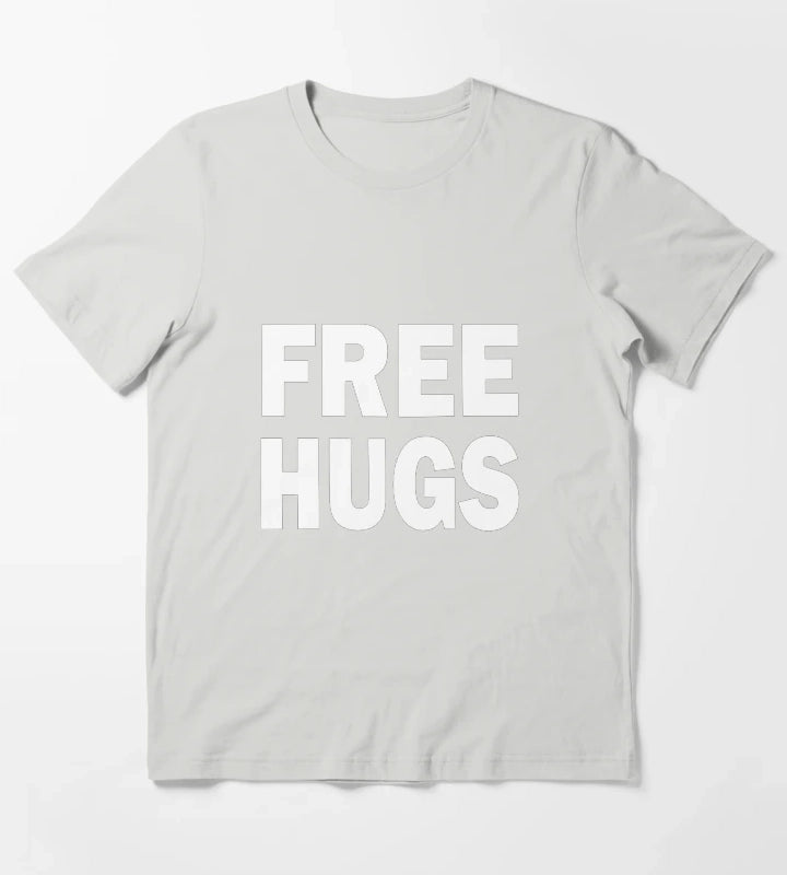 FREE HUGS 1 T-Shirt Light Grey