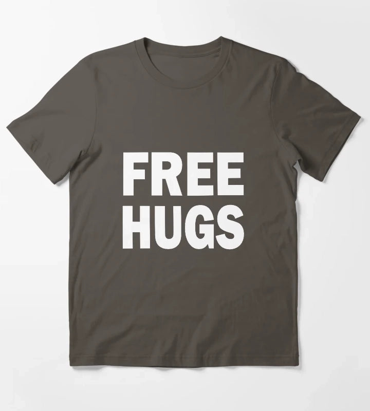 FREE HUGS 1 T-Shirt Dark Grey