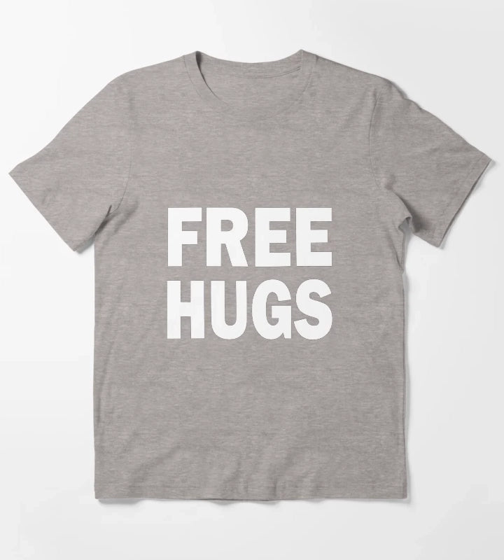FREE HUGS 1 T-Shirt Heather Grey