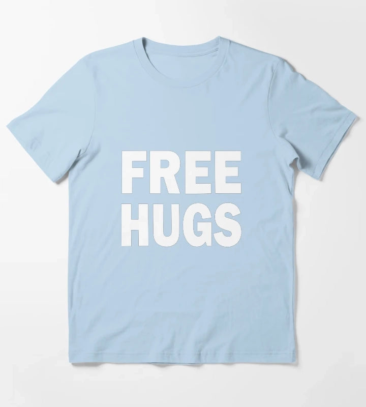 FREE HUGS 1 T-Shirt Sky Blue