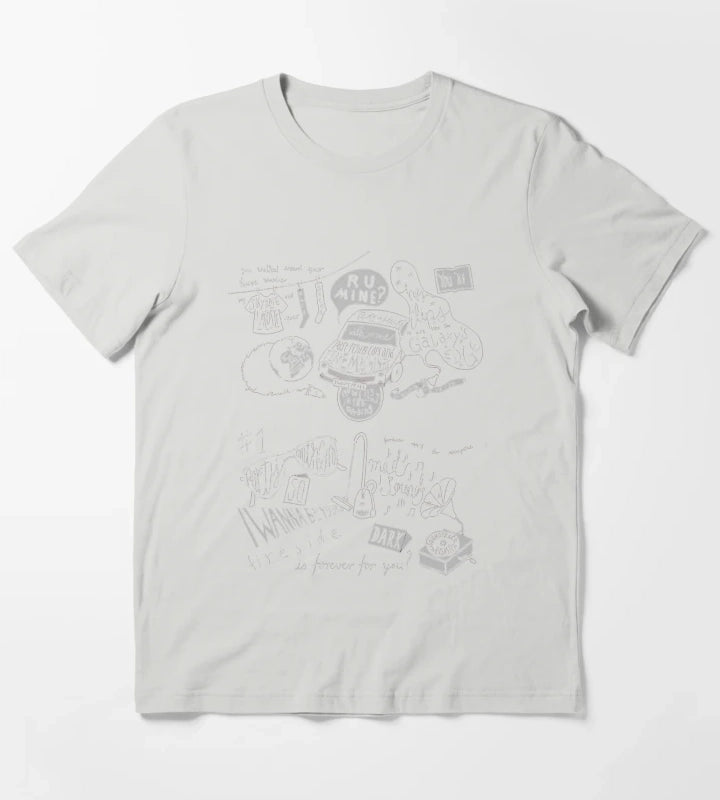 Famous North Monkey T-Shirt Light Grey