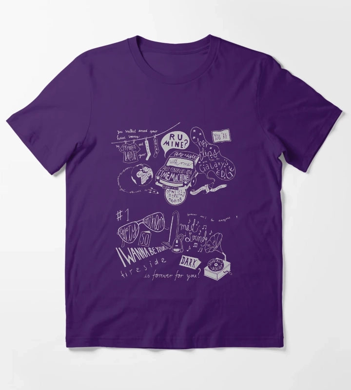 Famous North Monkey T-Shirt Purple