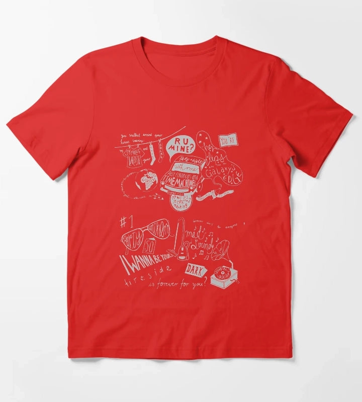 Famous North Monkey T-Shirt Red