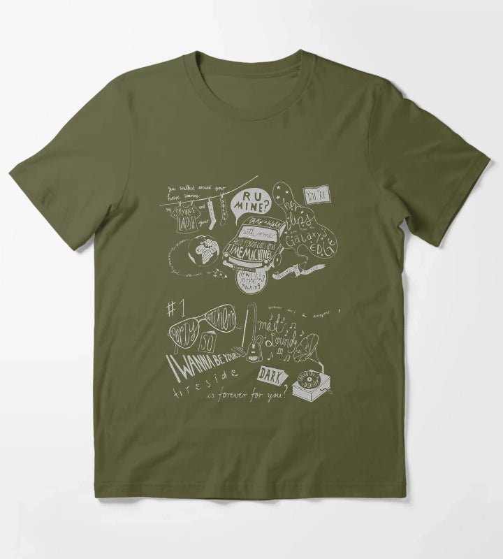 Famous North Monkey T-Shirt Olive Green