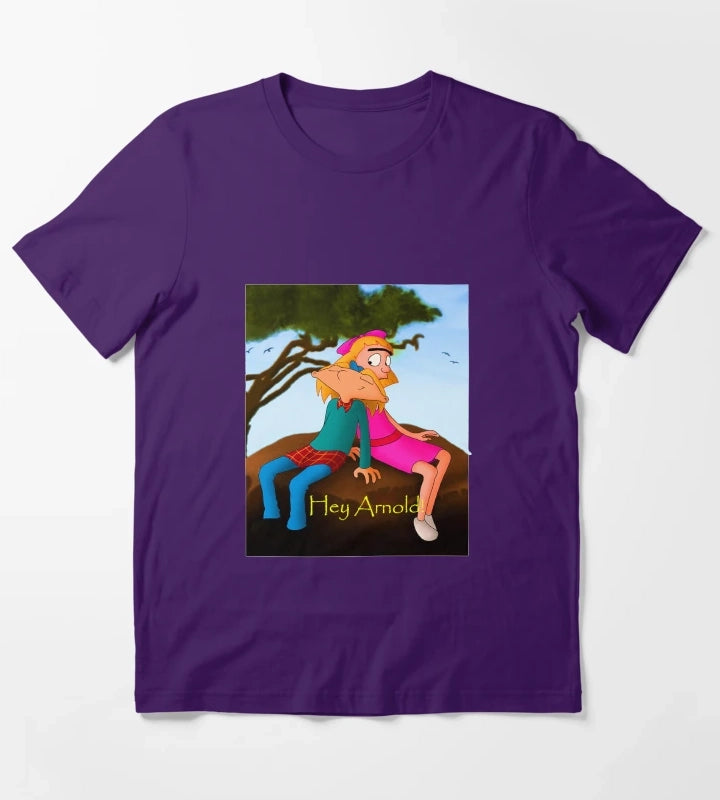 Fanart Hey Arnold Merch T-Shirt Purple
