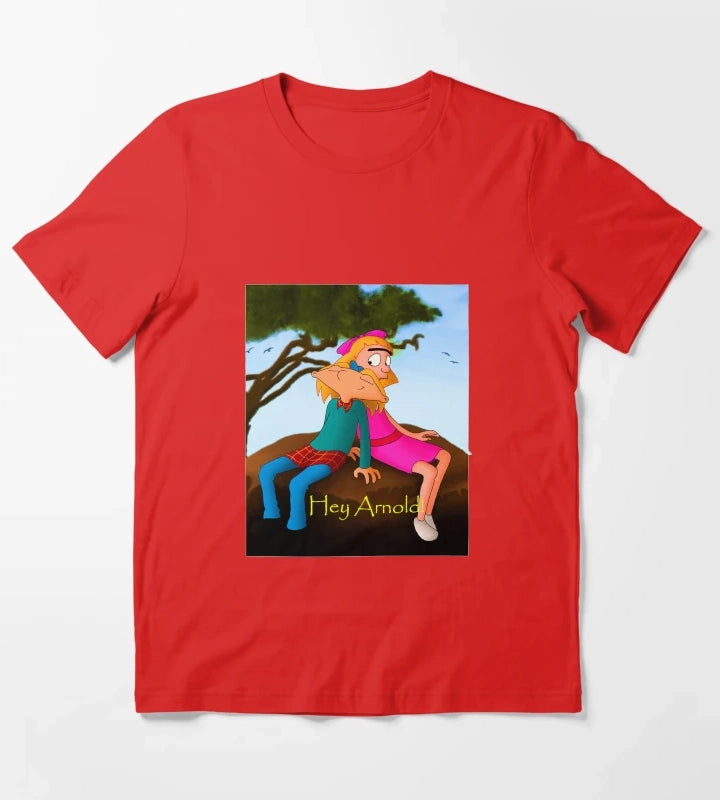 Fanart Hey Arnold Merch T-Shirt Red
