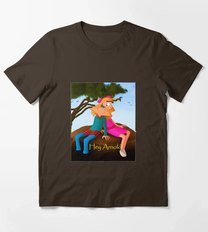 Fanart Hey Arnold Merch T-Shirt Brown