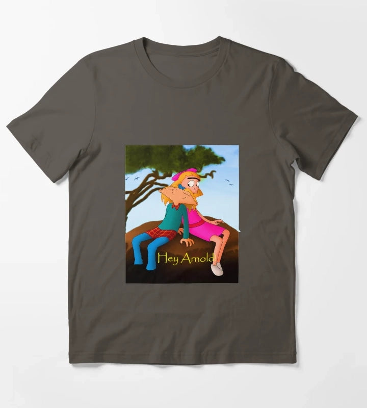 Fanart Hey Arnold Merch T-Shirt Dark Grey