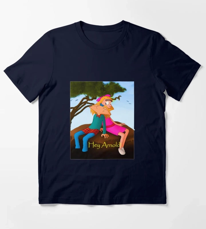 Fanart Hey Arnold Merch T-Shirt Navy