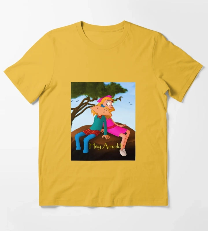 Fanart Hey Arnold Merch T-Shirt Yellow