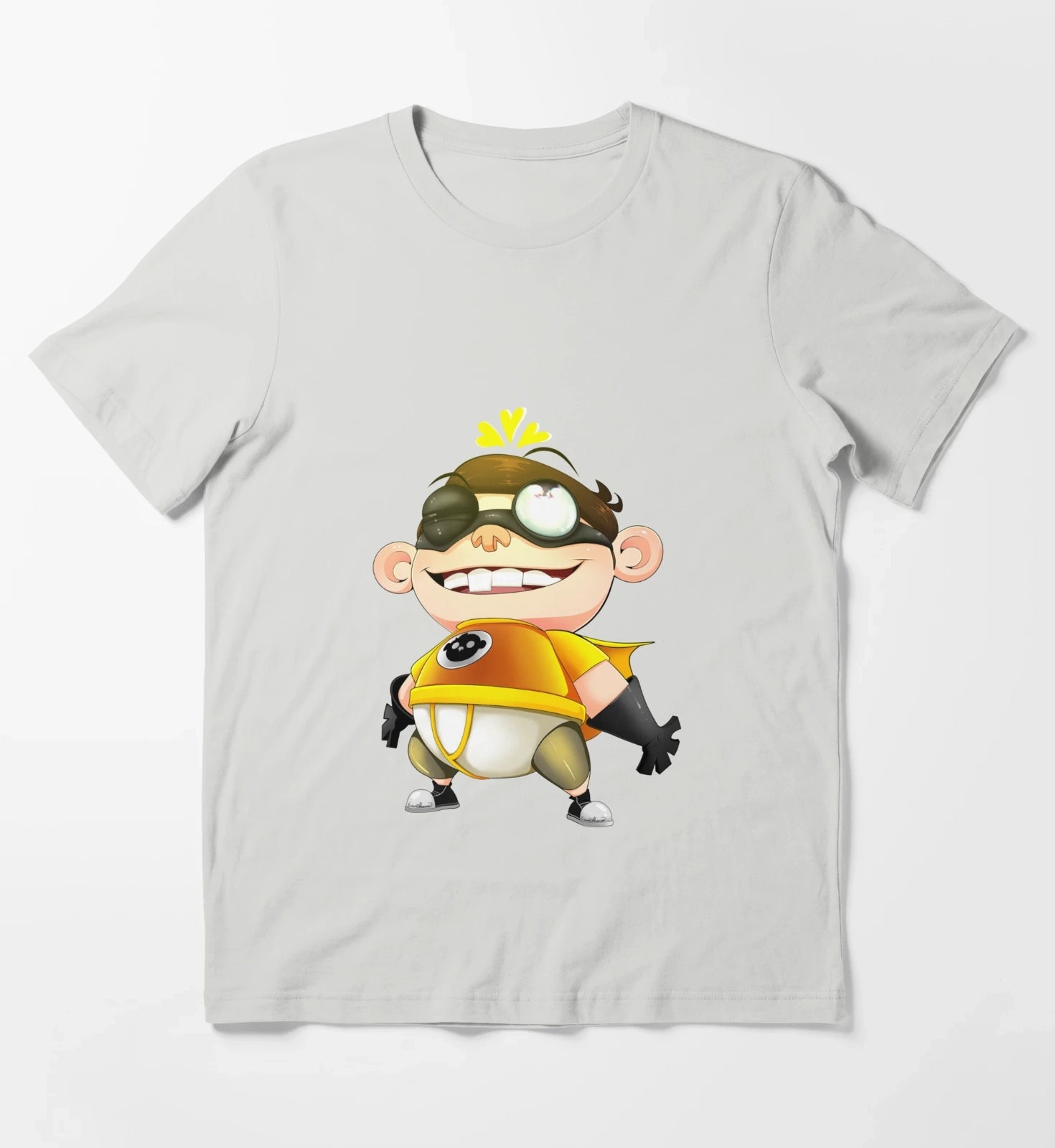 Fanboy and Chum Chum T-Shirt Light Grey