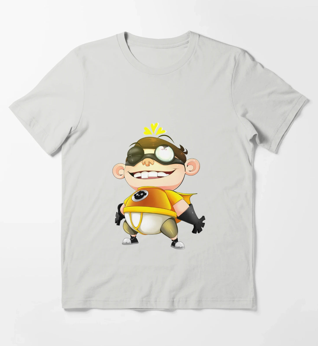 Fanboy and Chum Chum T-Shirt Light Grey