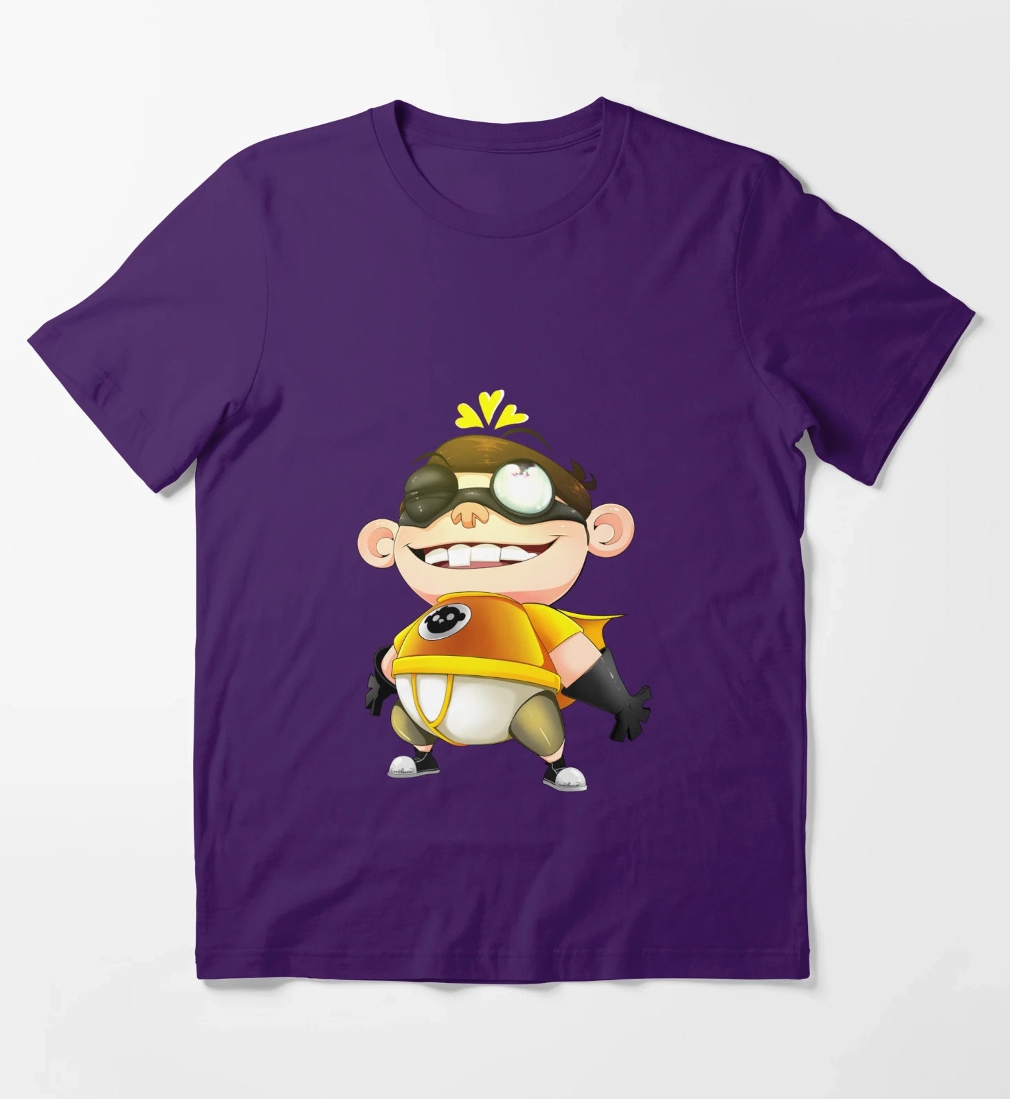 Fanboy and Chum Chum T-Shirt Purple