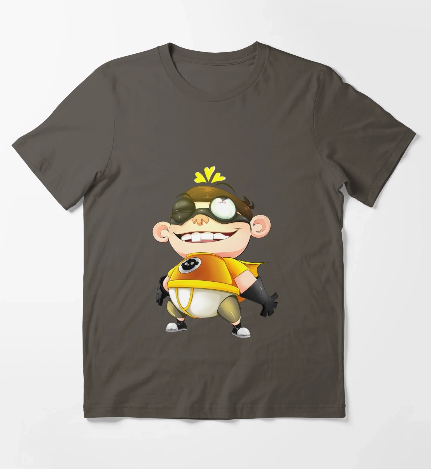 Fanboy and Chum Chum T-Shirt Dark Grey
