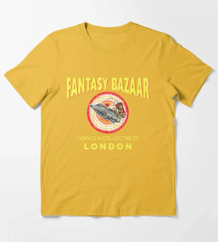 Fantasy bazaar spaced classic t shirt T-Shirt Yellow