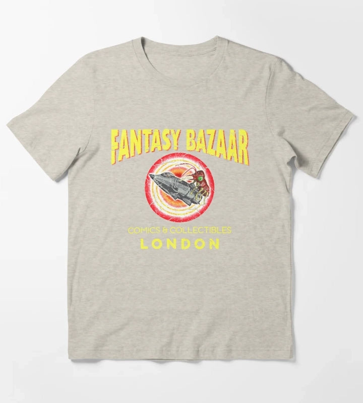 Fantasy bazaar spaced classic t shirt T-Shirt Cream