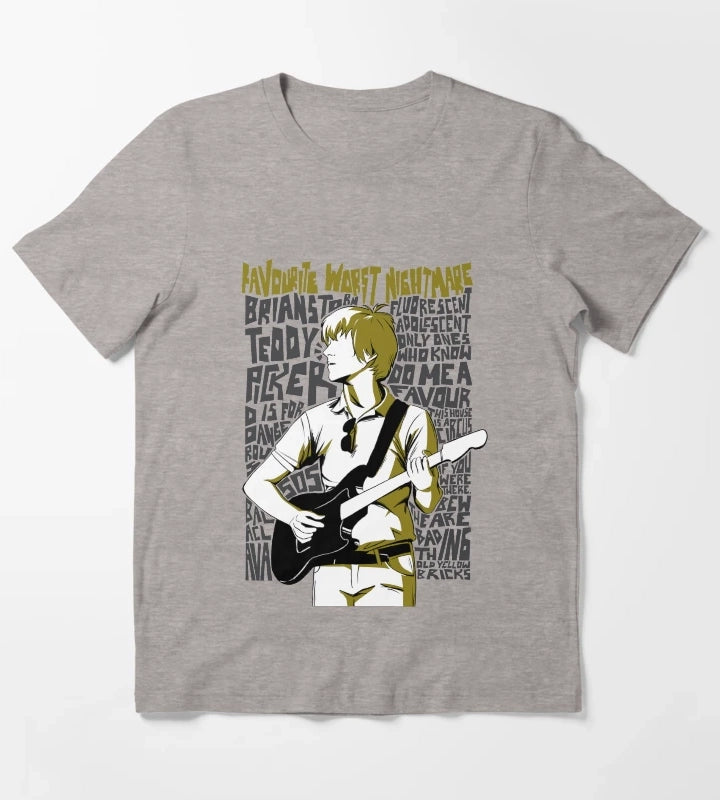 Favourite Worst Nightmare Clothing Arctic Monkeys T-Shirt Heather Grey