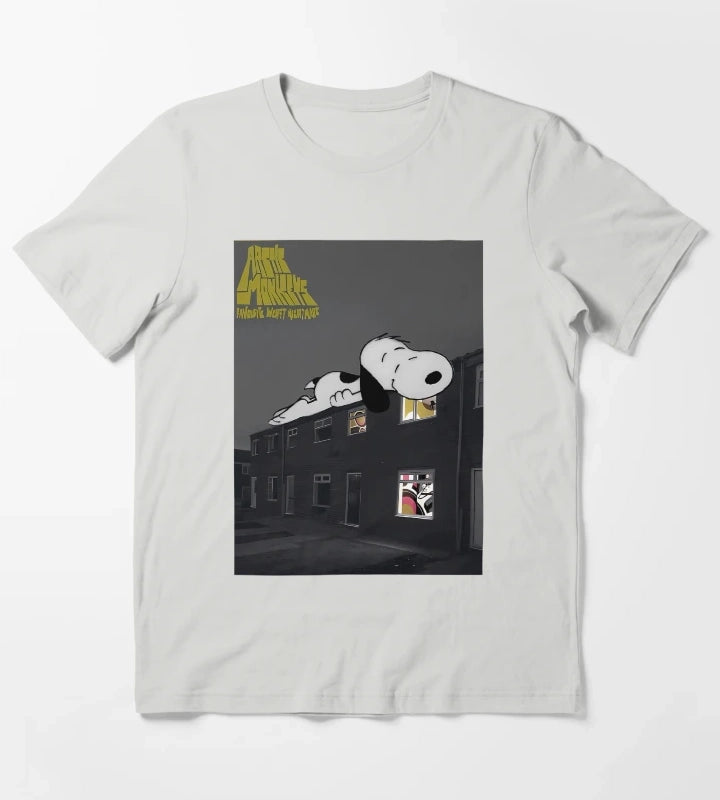 Favourite Worst Nightmare SNOOPY T-Shirt Light Grey