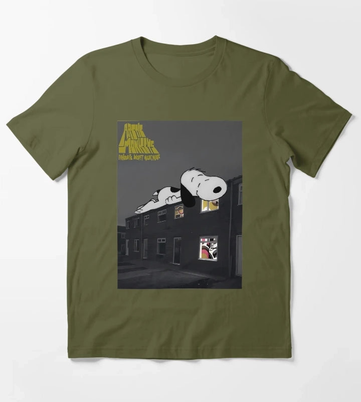 Favourite Worst Nightmare SNOOPY T-Shirt Olive Green