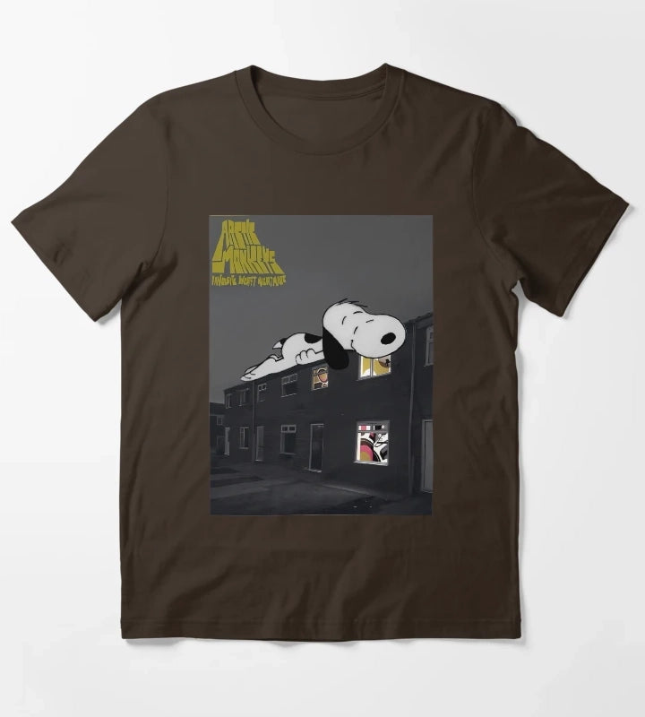 Favourite Worst Nightmare SNOOPY T-Shirt Brown