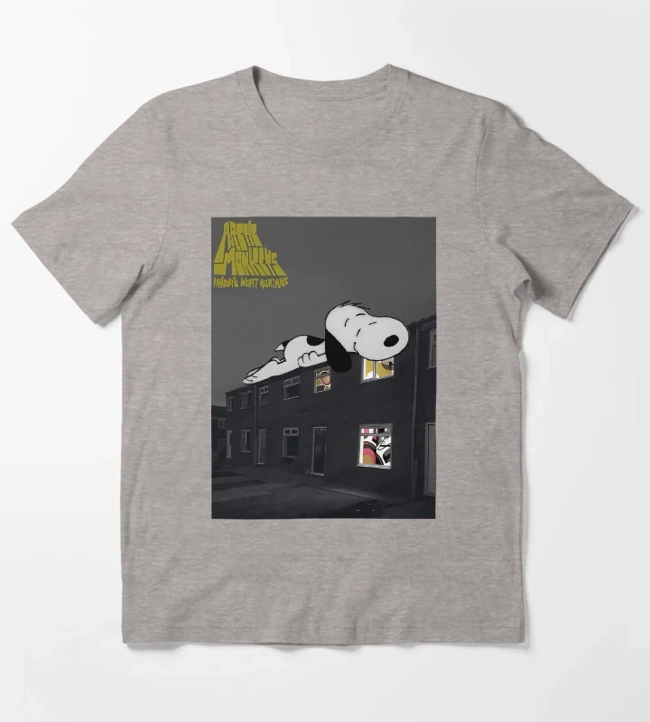 Favourite Worst Nightmare SNOOPY T-Shirt Heather Grey