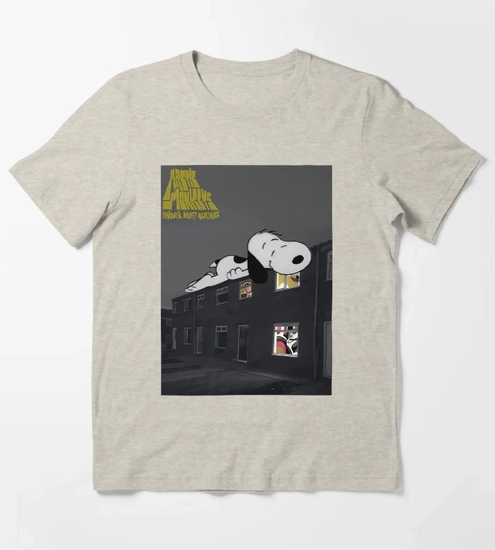 Favourite Worst Nightmare SNOOPY T-Shirt Cream