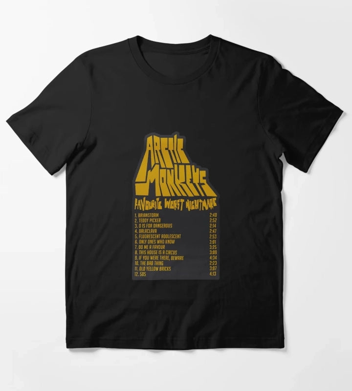Favourite Worst Nightmare Tracklist Arctic Monkeys T-Shirt