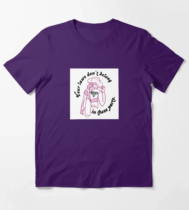 Femme of the West T-Shirt Purple