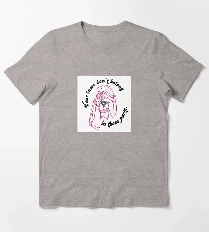 Femme of the West T-Shirt Heather Grey