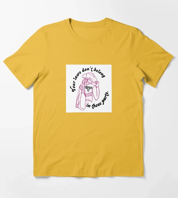 Femme of the West T-Shirt Yellow