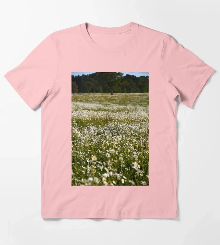 Field Daises T-Shirt Dark Grey