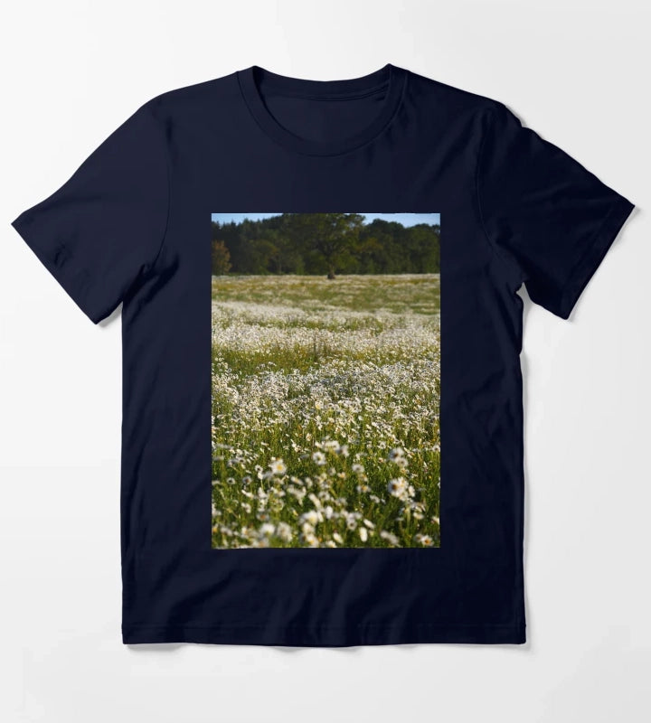 Field Daises T-Shirt Navy
