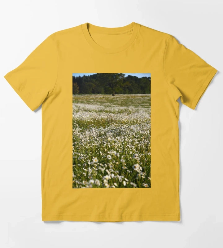 Field Daises T-Shirt Yellow