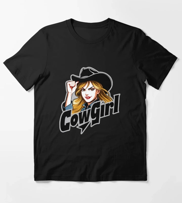 Fierce Retro Cowgirl Style T-Shirt