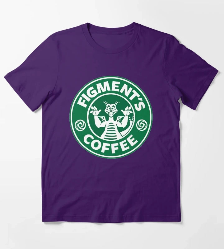 Figments Coffee T-Shirt Purple