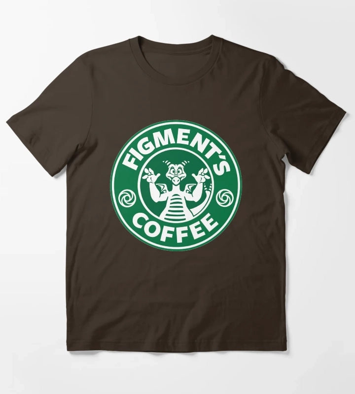 Figments Coffee T-Shirt Brown