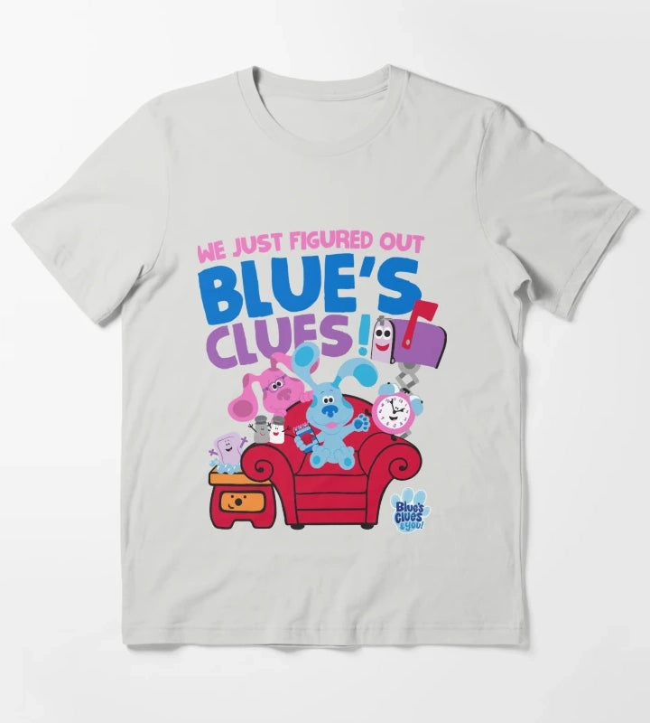 Figured Out Blues Clues T-Shirt Light Grey