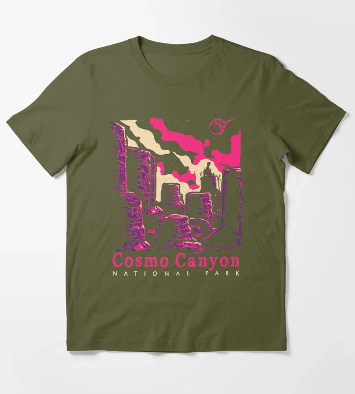 Final Fantasy 7 T-Shirt Olive Green