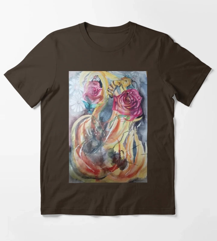 Fire T-Shirt Brown
